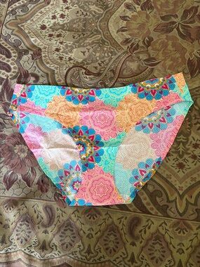 Colorful Mandala panty Bottoms - Turquoise, Pink & Orange
